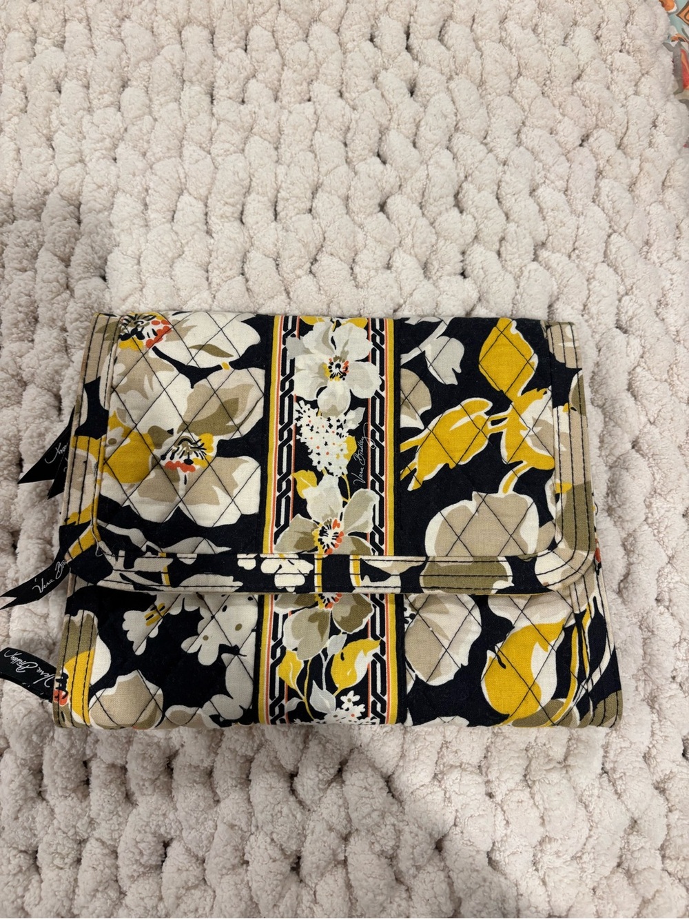 Vera Bradley Quilted Floral Fold-Over Travel Jewelry Case